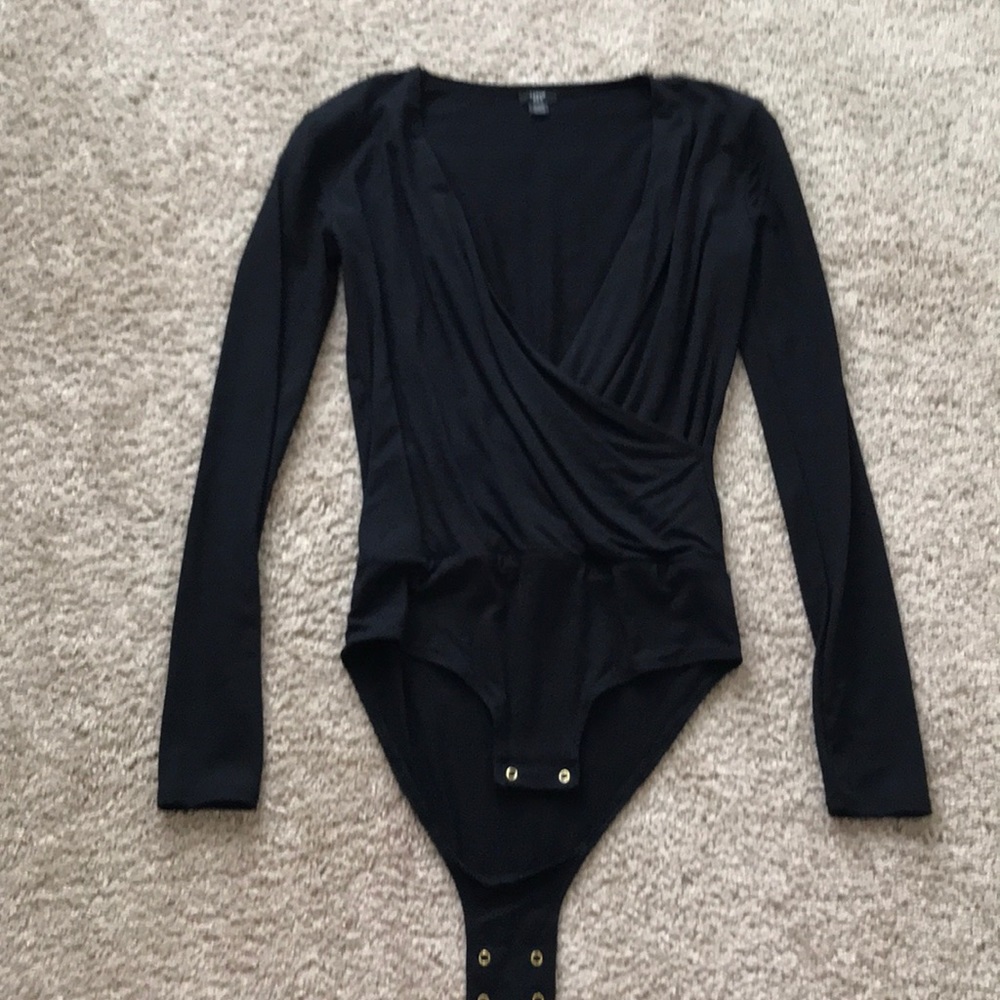 Black bodysuit from Jcrew